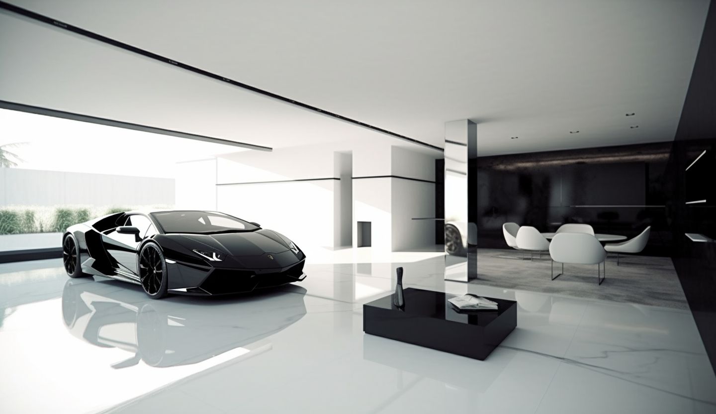 图片[2]-全球设计案例智能库_OJBKAI.COM极简奢华风格（兰博基尼Lamborghini）_Midjourney灵感图库-全球设计案例智能库_OJBKAI.COM设计智库