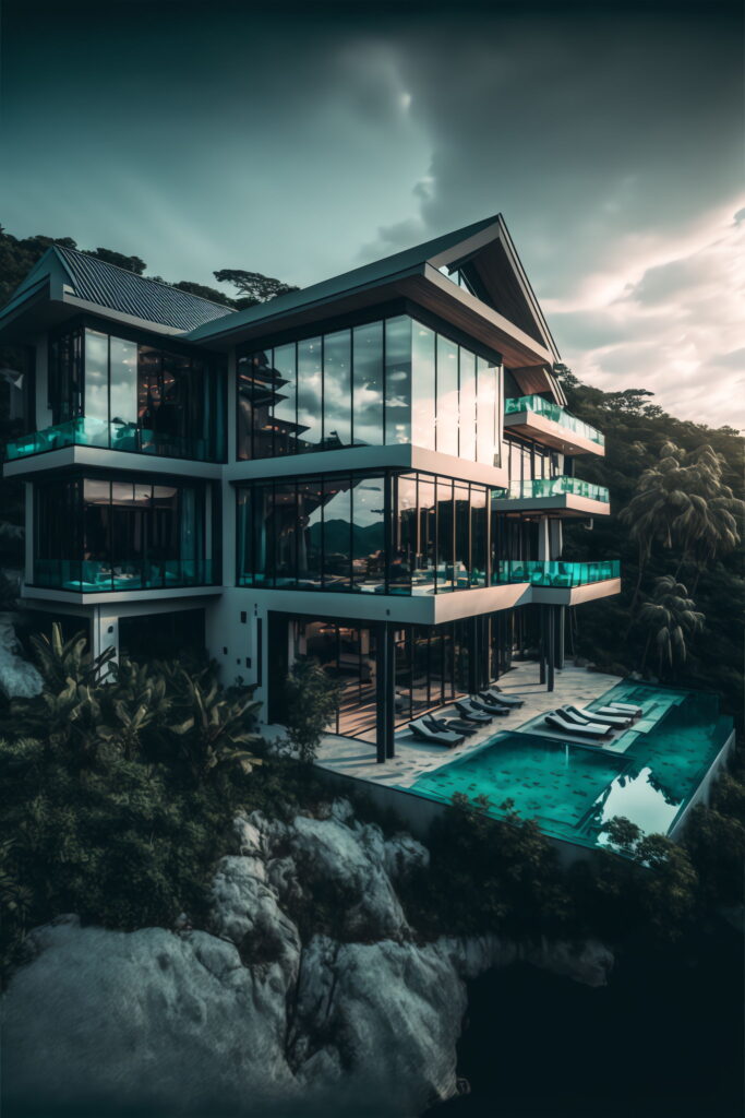 图片[2]-全球设计案例智能库_OJBKAI.COM建筑别墅外观Midjourney灵感图库-_设计智库－全球设计案例智能库_OJBKAI.COM-全球设计案例智能库_OJBKAI.COM设计智库