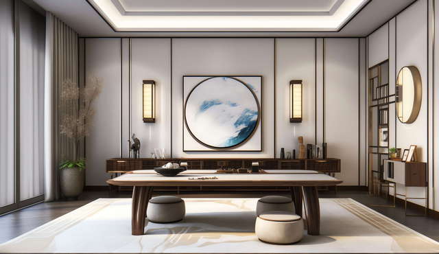 图片[2]-全球设计案例智能库_OJBKAI.COM新中式茶室书房Midjourney灵感图库-_设计智库－全球设计案例智能库_OJBKAI.COM-全球设计案例智能库_OJBKAI.COM设计智库
