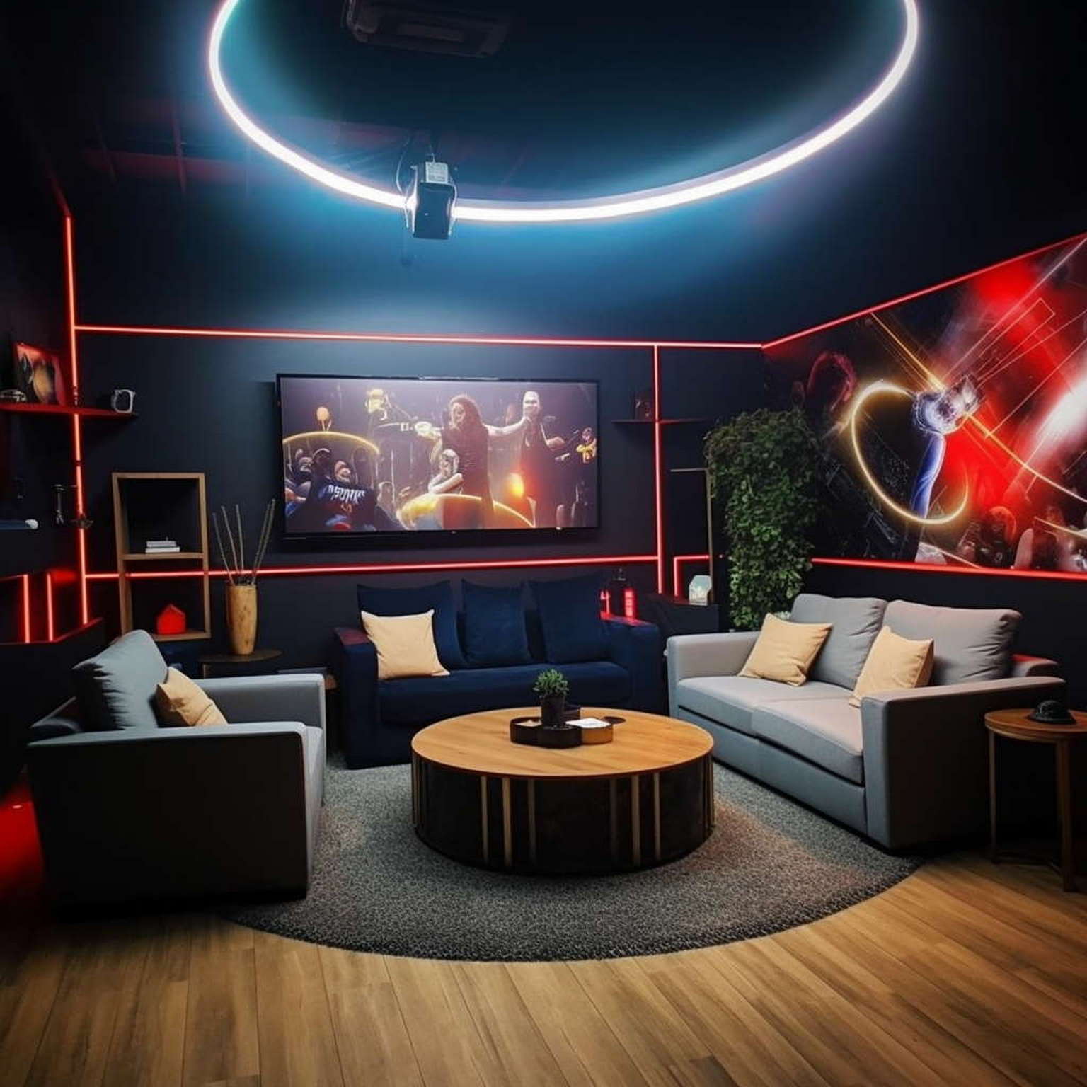 前卫时尚KTV夜总会Midjourney灵感图库-_设计智库-全球设计案例智能库_OJBKAI.COM-全球设计案例智能库_OJBKAI.COM设计智库