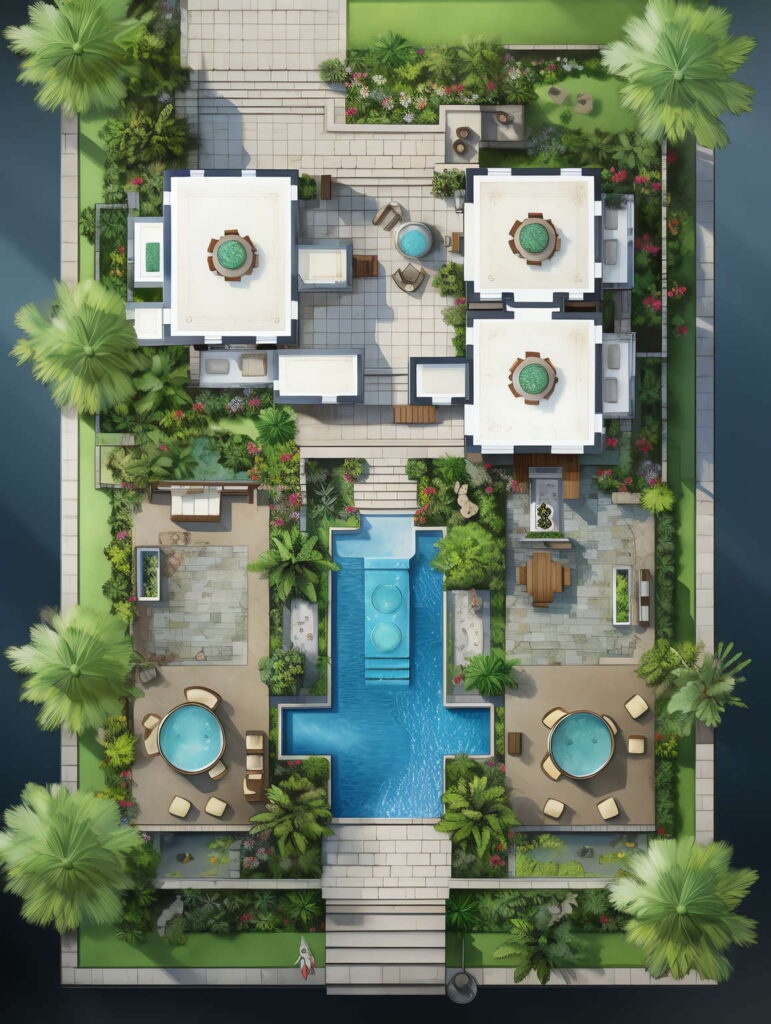 图片[3]-全球设计案例智能库_OJBKAI.COM别墅平面图Midjourney灵感图库-名师联智库－全球设计案例智能库名师联素材平台-全球设计案例智能库_OJBKAI.COM设计智库