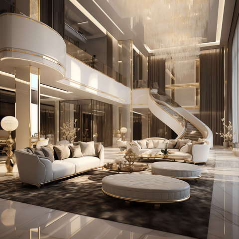 图片[53]-全球设计案例智能库_OJBKAI.COM现代前卫时尚挑高客厅Midjourney灵感图库-_设计智库－全球设计案例智能库_OJBKAI.COM-全球设计案例智能库_OJBKAI.COM设计智库