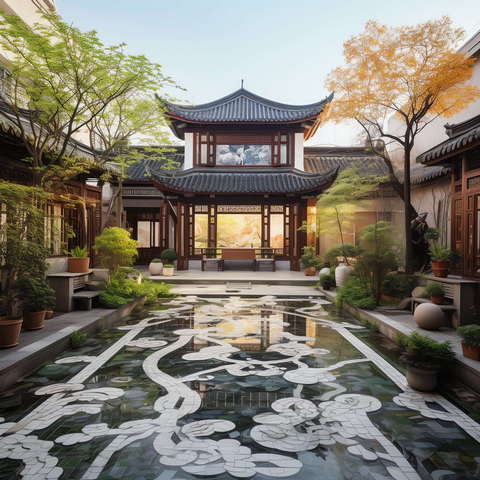 图片[49]-全球设计案例智能库_OJBKAI.COM别墅庭院景观Midjourney灵感图库-_设计智库－全球设计案例智能库_OJBKAI.COM-全球设计案例智能库_OJBKAI.COM设计智库