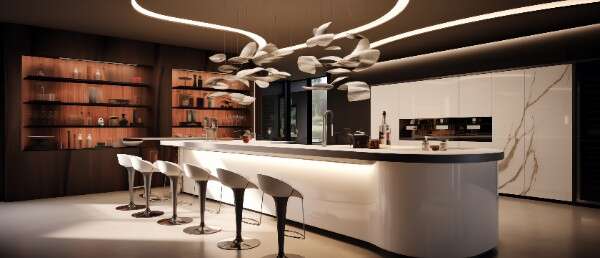 现代风格厨房02_Midjourney灵感图库99P-全球设计案例智能库_OJBKAI.COM设计智库