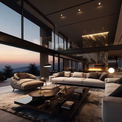 图片[30]-全球设计案例智能库_OJBKAI.COM现代挑高客厅_Midjourney灵感图库673p-全球设计案例智能库_OJBKAI.COM设计智库