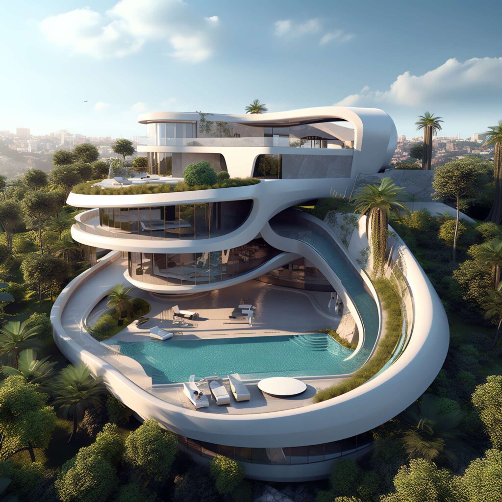 图片[3]-全球设计案例智能库_OJBKAI.COM泳池别墅外观未来科技感Midjourney灵感图库-_设计智库－全球设计案例智能库_OJBKAI.COM-全球设计案例智能库_OJBKAI.COM设计智库