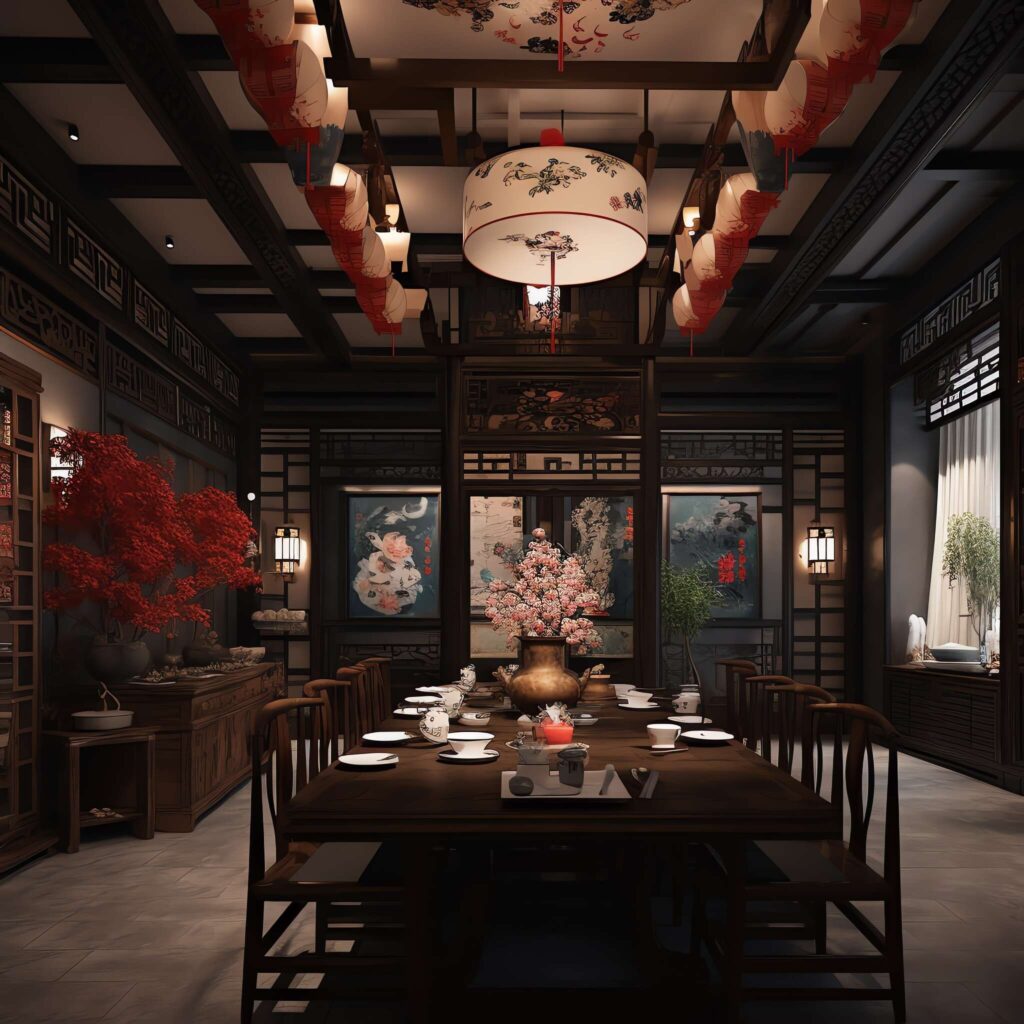 图片[3]-全球设计案例智能库_OJBKAI.COM古典中式餐厅Midjourney灵感图库-_设计智库－全球设计案例智能库_OJBKAI.COM-全球设计案例智能库_OJBKAI.COM设计智库