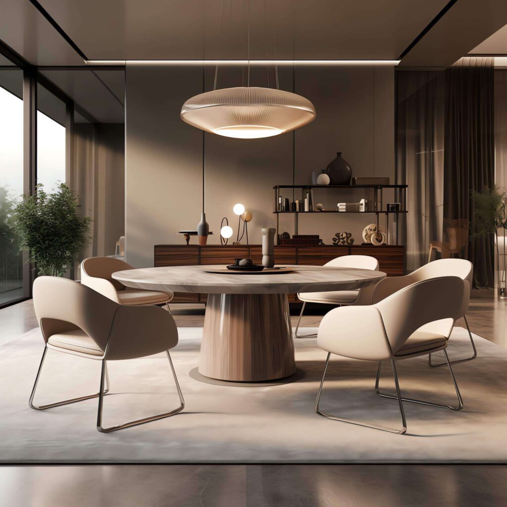 现代风餐厅Midjourney灵感图库-_设计智库－全球设计案例智能库_OJBKAI.COM-全球设计案例智能库_OJBKAI.COM设计智库