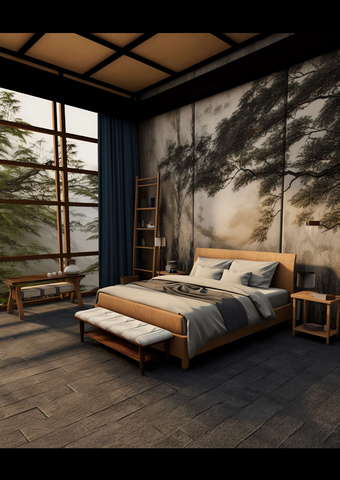 图片[3]-全球设计案例智能库_OJBKAI.COM侘寂风格卧室_Midjourney灵感图库-_设计智库－全球设计案例智能库_OJBKAI.COM-全球设计案例智能库_OJBKAI.COM设计智库