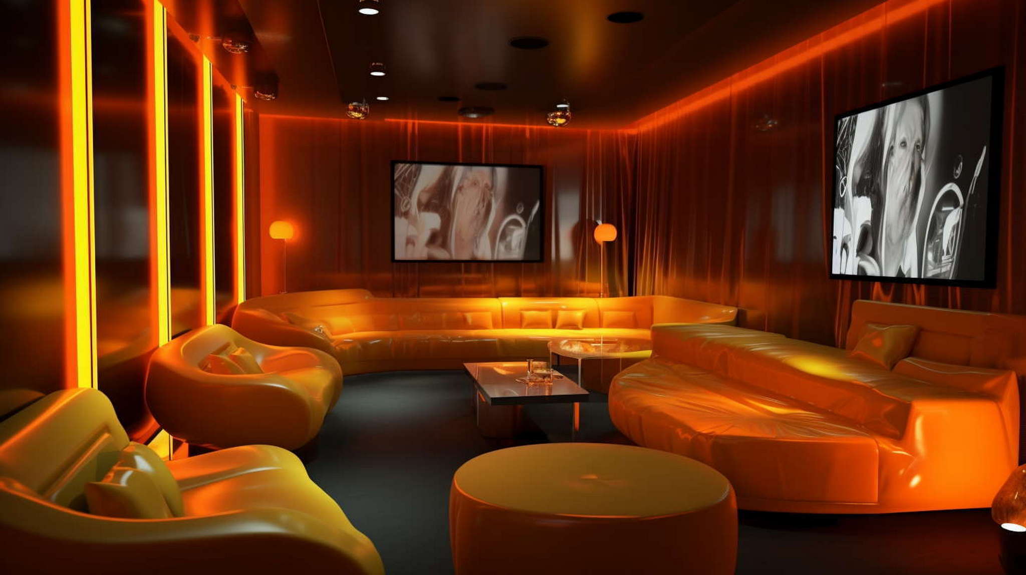 前卫时尚KTV夜总会Midjourney灵感图库-_设计智库-全球设计案例智能库_OJBKAI.COM-全球设计案例智能库_OJBKAI.COM设计智库