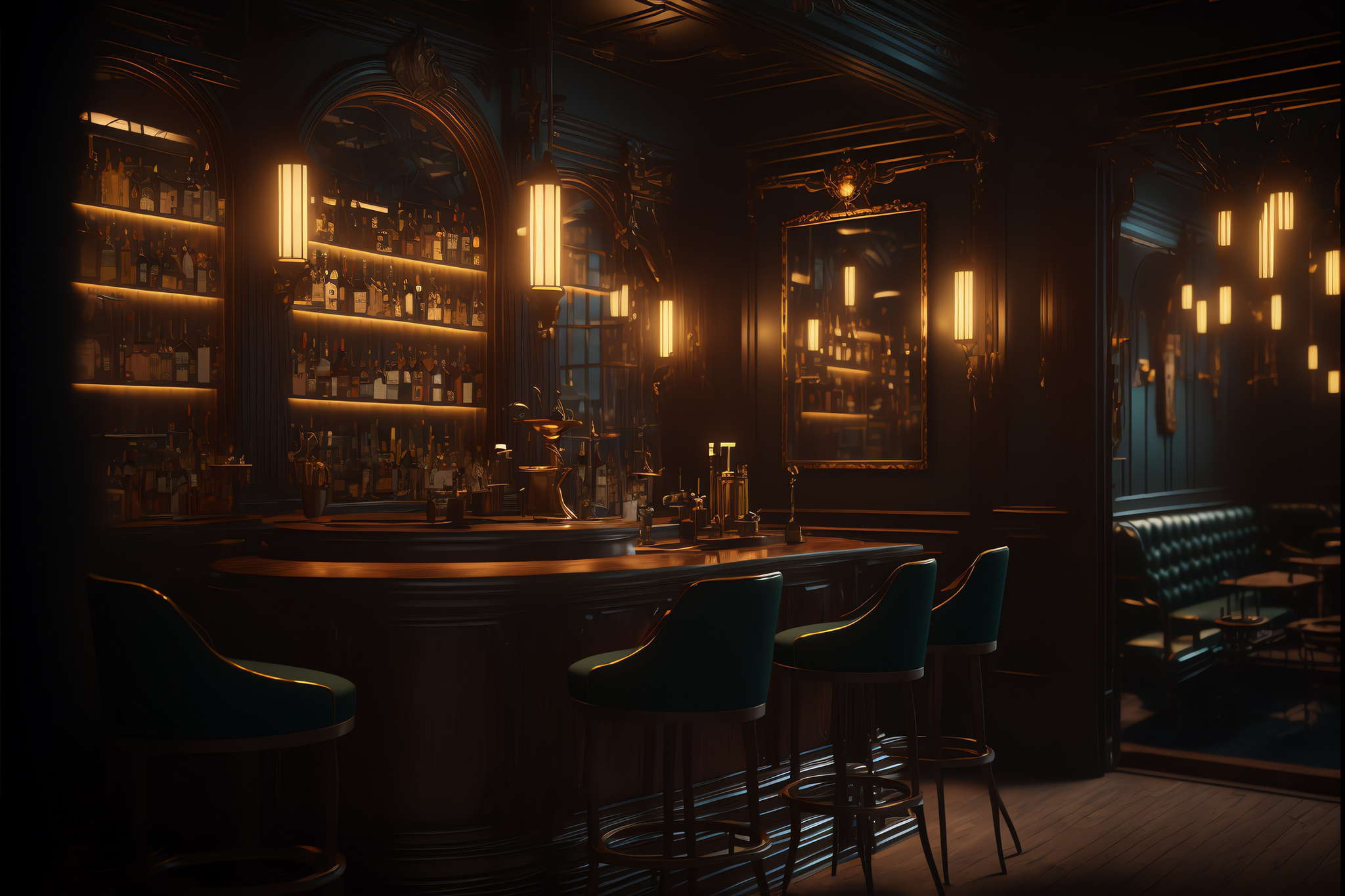 雪茄吧红酒吧5_Midjourney灵感图库-设计智库-全球设计案例智能库_OJBKAI.COM-全球设计案例智能库_OJBKAI.COM设计智库