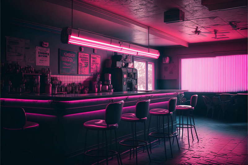 图片[4]-全球设计案例智能库_OJBKAI.COM赛博朋克风室内霓虹灯-2_Midjourney灵感图库-设计智库－全球设计案例智能库_OJBKAI.COM-全球设计案例智能库_OJBKAI.COM设计智库