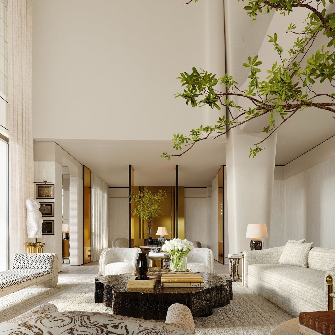 【CCD】751㎡ | 上海汤臣君品三期·瑄廷合院 | 设计方案+效果图 | PPT（可编辑）+PDF+JPG | 95P | 126M-全球设计案例智能库_OJBKAI.COM设计智库