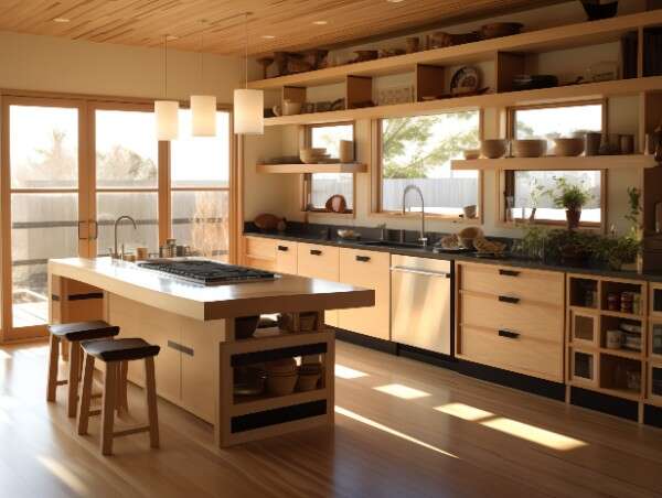 图片[77]-全球设计案例智能库_OJBKAI.COM原木开放厨房中岛吧台_Midjourney灵感图库220P-全球设计案例智能库_OJBKAI.COM设计智库