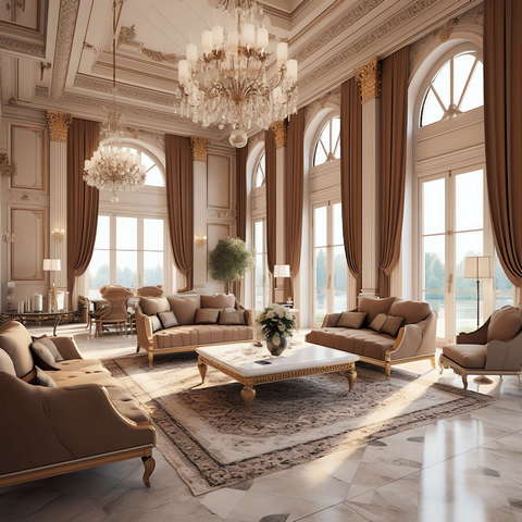 法式住宅设计Midjourney灵感图库-_设计智库－全球设计案例智能库_OJBKAI.COM-全球设计案例智能库_OJBKAI.COM设计智库