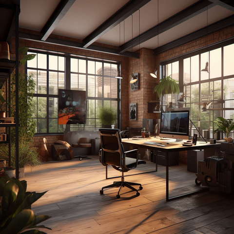 图片[2]-全球设计案例智能库_OJBKAI.COM工业风格书房Midjourney灵感图库-_设计智库－全球设计案例智能库_OJBKAI.COM-全球设计案例智能库_OJBKAI.COM设计智库