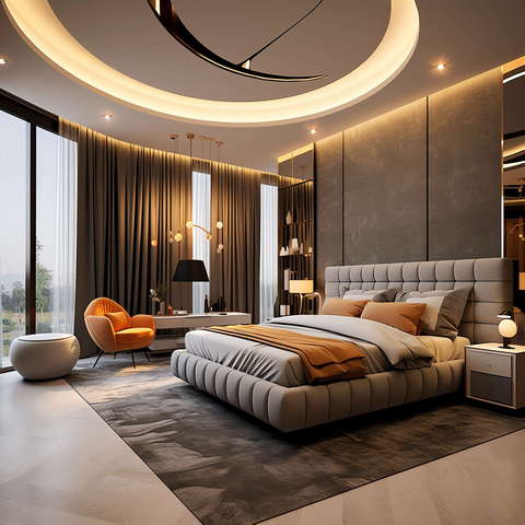 简欧卧室Midjourney灵感图库-_设计智库－全球设计案例智能库_OJBKAI.COM-全球设计案例智能库_OJBKAI.COM设计智库