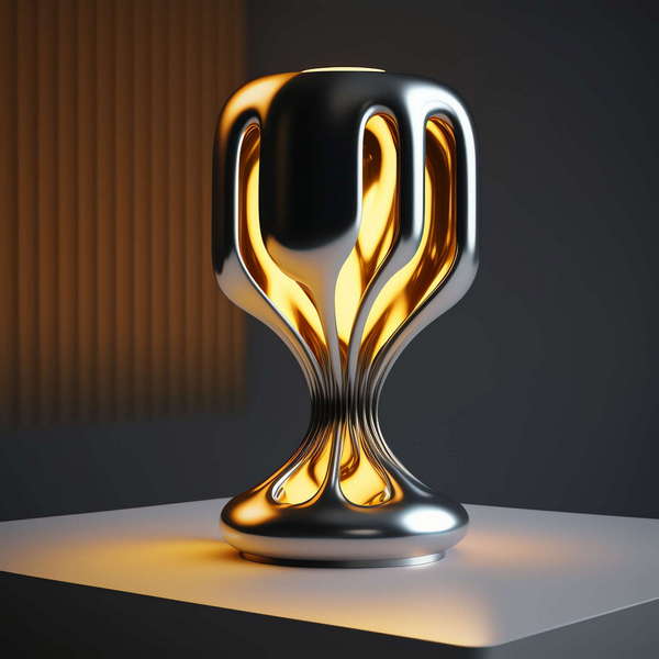 现代前卫时尚台灯Midjourney灵感图库-_设计智库－全球设计案例智能库_OJBKAI.COM-全球设计案例智能库_OJBKAI.COM设计智库