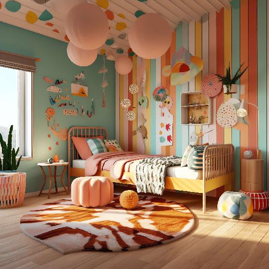 图片[4]-全球设计案例智能库_OJBKAI.COM童趣色彩儿童房Midjourney灵感图库-_设计智库－全球设计案例智能库_OJBKAI.COM-全球设计案例智能库_OJBKAI.COM设计智库