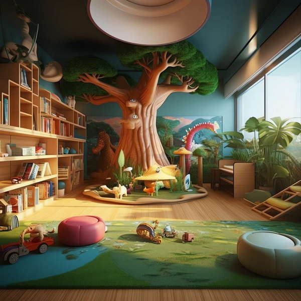 图片[2]-全球设计案例智能库_OJBKAI.COM童趣色彩幼儿园早教中心Midjourney灵感图库-_设计智库－全球设计案例智能库_OJBKAI.COM-全球设计案例智能库_OJBKAI.COM设计智库