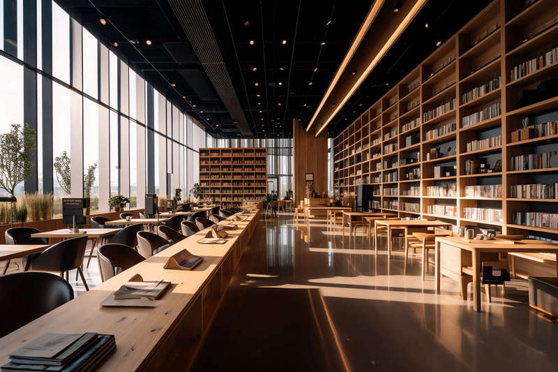 图片[35]-全球设计案例智能库_OJBKAI.COM原木艺术风图书馆书店_Midjourney灵感图库-_设计智库－全球设计案例智能库_OJBKAI.COM-全球设计案例智能库_OJBKAI.COM设计智库