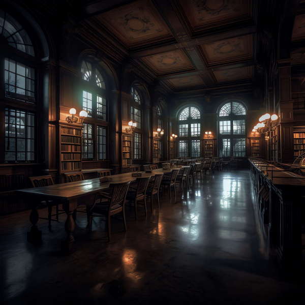 复古图书馆Midjourney灵感图库-_设计智库－全球设计案例智能库_OJBKAI.COM-全球设计案例智能库_OJBKAI.COM设计智库