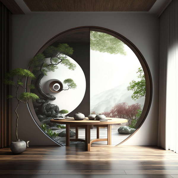 禅意空间Midjourney灵感图库-_设计智库－全球设计案例智能库_OJBKAI.COM-全球设计案例智能库_OJBKAI.COM设计智库