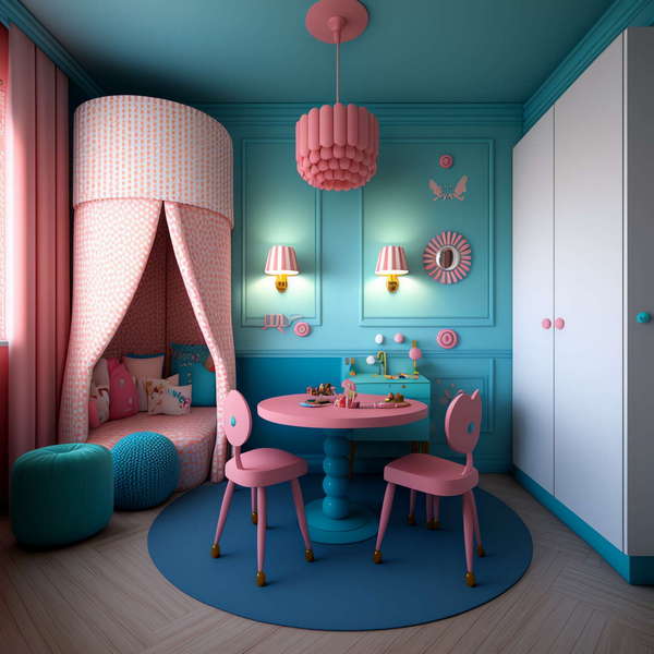 图片[2]-全球设计案例智能库_OJBKAI.COM色彩童趣女孩房2_Midjourney灵感图库-设计智库－全球设计案例智能库_OJBKAI.COM-全球设计案例智能库_OJBKAI.COM设计智库