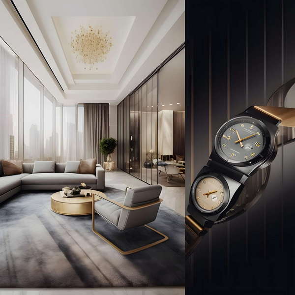 时钟手表住宅概念Midjourney灵感图库-_设计智库－全球设计案例智能库_OJBKAI.COM-全球设计案例智能库_OJBKAI.COM设计智库
