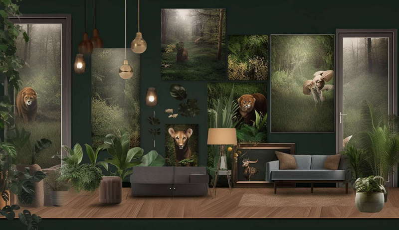 森林氛围Midjourney灵感图库-_设计智库－全球设计案例智能库_OJBKAI.COM-全球设计案例智能库_OJBKAI.COM设计智库