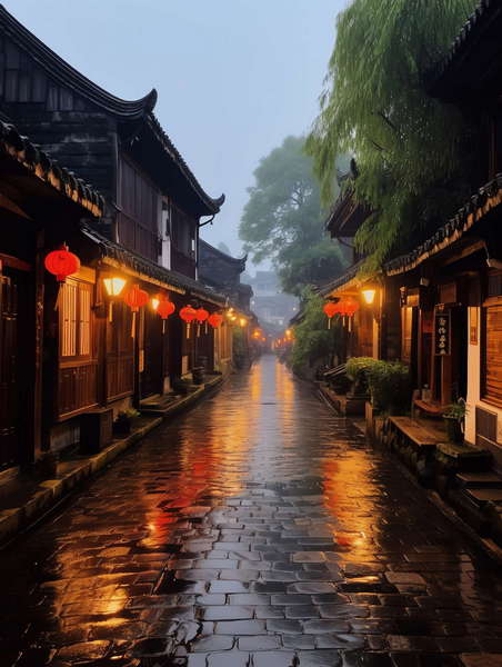 图片[30]-全球设计案例智能库_OJBKAI.COM意境江南小镇Midjourney灵感图库-_设计智库－全球设计案例智能库_OJBKAI.COM-全球设计案例智能库_OJBKAI.COM设计智库