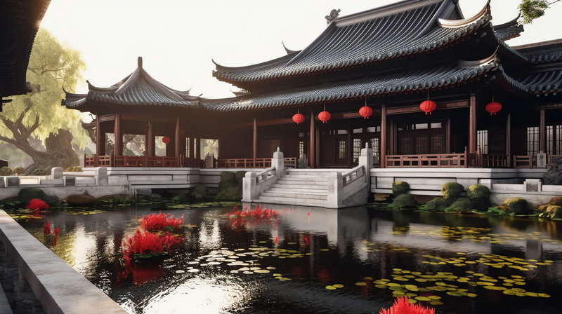图片[6]-全球设计案例智能库_OJBKAI.COM中式园林Midjourney灵感图库-_设计智库－全球设计案例智能库_OJBKAI.COM-全球设计案例智能库_OJBKAI.COM设计智库
