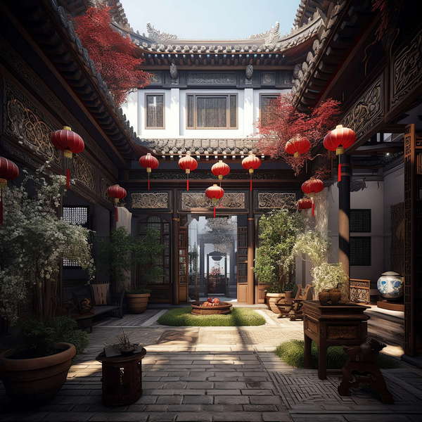 图片[17]-全球设计案例智能库_OJBKAI.COM中式别墅外观Midjourney灵感图库-_设计智库－全球设计案例智能库_OJBKAI.COM-全球设计案例智能库_OJBKAI.COM设计智库