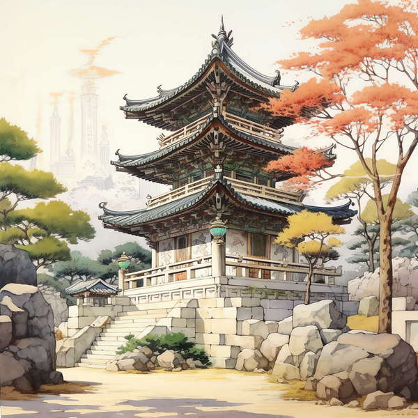 图片[34]-全球设计案例智能库_OJBKAI.COM庭林楼阁山水意境图Midjourney灵感图库-_设计智库－全球设计案例智能库_OJBKAI.COM-全球设计案例智能库_OJBKAI.COM设计智库