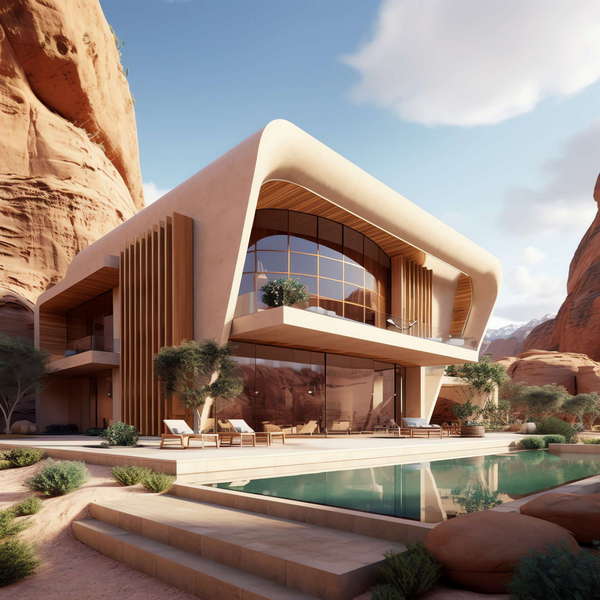 图片[16]-全球设计案例智能库_OJBKAI.COM现代艺术酒店建筑外观Midjourney灵感图库-_设计智库－全球设计案例智能库_OJBKAI.COM-全球设计案例智能库_OJBKAI.COM设计智库