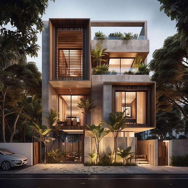 图片[14]-全球设计案例智能库_OJBKAI.COM现代极简别墅外观Midjourney灵感图库-_设计智库－全球设计案例智能库_OJBKAI.COM-全球设计案例智能库_OJBKAI.COM设计智库