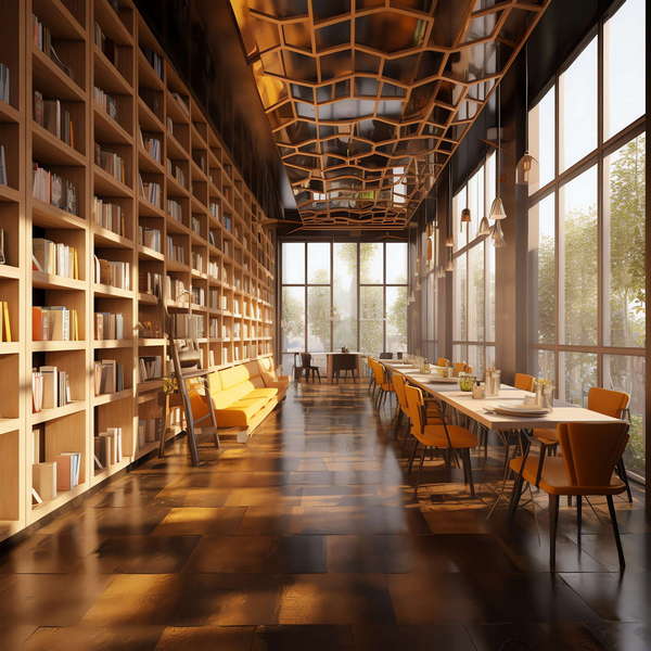 图片[21]-全球设计案例智能库_OJBKAI.COM原木艺术风图书馆书店_Midjourney灵感图库-_设计智库－全球设计案例智能库_OJBKAI.COM-全球设计案例智能库_OJBKAI.COM设计智库