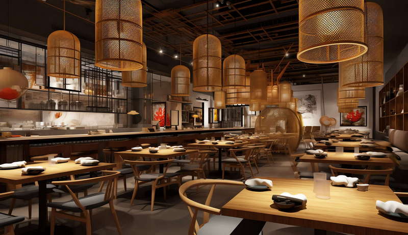 图片[23]-全球设计案例智能库_OJBKAI.COM新中式餐饮空间Midjourney灵感图库-_设计智库－全球设计案例智能库_OJBKAI.COM-全球设计案例智能库_OJBKAI.COM设计智库