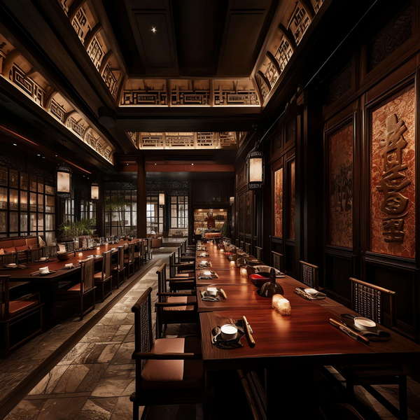 图片[12]-全球设计案例智能库_OJBKAI.COM中式酒店餐厅区Midjourney灵感图库-_设计智库－全球设计案例智能库_OJBKAI.COM-全球设计案例智能库_OJBKAI.COM设计智库