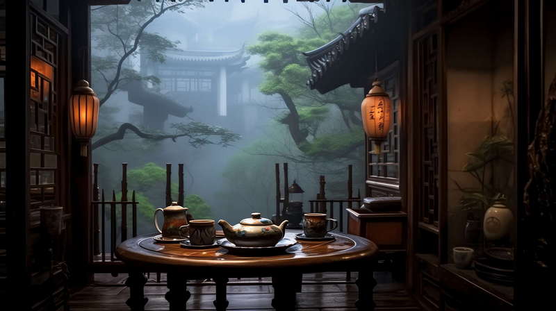 图片[36]-全球设计案例智能库_OJBKAI.COM酒店民宿中式禅意茶室Midjourney灵感图库-_设计智库－全球设计案例智能库_OJBKAI.COM-全球设计案例智能库_OJBKAI.COM设计智库