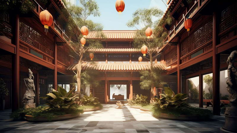 图片[7]-全球设计案例智能库_OJBKAI.COM中式四合院Midjourney灵感图库-_设计智库－全球设计案例智能库_OJBKAI.COM-全球设计案例智能库_OJBKAI.COM设计智库