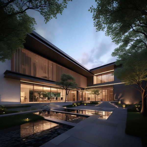 图片[9]-全球设计案例智能库_OJBKAI.COM现代别墅庭院Midjourney灵感图库-_设计智库－全球设计案例智能库_OJBKAI.COM-全球设计案例智能库_OJBKAI.COM设计智库