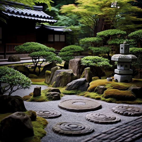 图片[3]-全球设计案例智能库_OJBKAI.COM别墅庭院日式枯山水Midjourney灵感图库-_设计智库－全球设计案例智能库_OJBKAI.COM-全球设计案例智能库_OJBKAI.COM设计智库