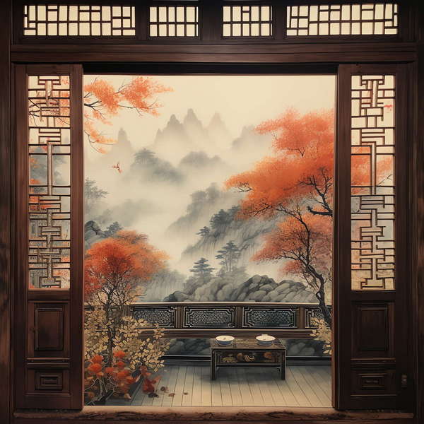 图片[13]-全球设计案例智能库_OJBKAI.COM庭林楼阁山水意境图Midjourney灵感图库-_设计智库－全球设计案例智能库_OJBKAI.COM-全球设计案例智能库_OJBKAI.COM设计智库