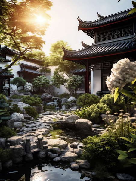 图片[34]-全球设计案例智能库_OJBKAI.COM中式园林Midjourney灵感图库-_设计智库－全球设计案例智能库_OJBKAI.COM-全球设计案例智能库_OJBKAI.COM设计智库