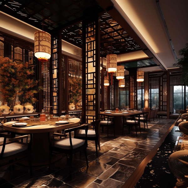 图片[7]-全球设计案例智能库_OJBKAI.COM中式酒店餐厅区Midjourney灵感图库-_设计智库－全球设计案例智能库_OJBKAI.COM-全球设计案例智能库_OJBKAI.COM设计智库