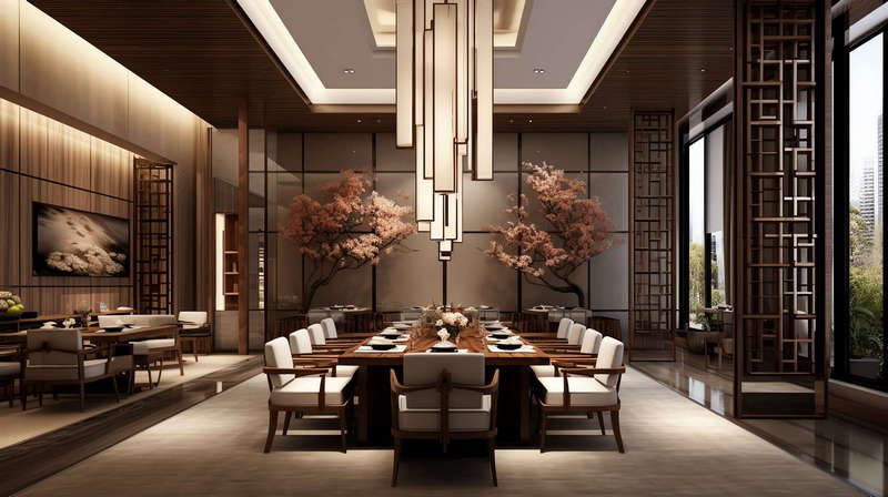 图片[7]-全球设计案例智能库_OJBKAI.COM新中式酒店餐厅区Midjourney灵感图库-_设计智库－全球设计案例智能库_OJBKAI.COM-全球设计案例智能库_OJBKAI.COM设计智库