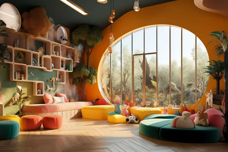图片[10]-全球设计案例智能库_OJBKAI.COM童趣色彩儿童早教中心Midjourney灵感图库-_设计智库－全球设计案例智能库_OJBKAI.COM-全球设计案例智能库_OJBKAI.COM设计智库