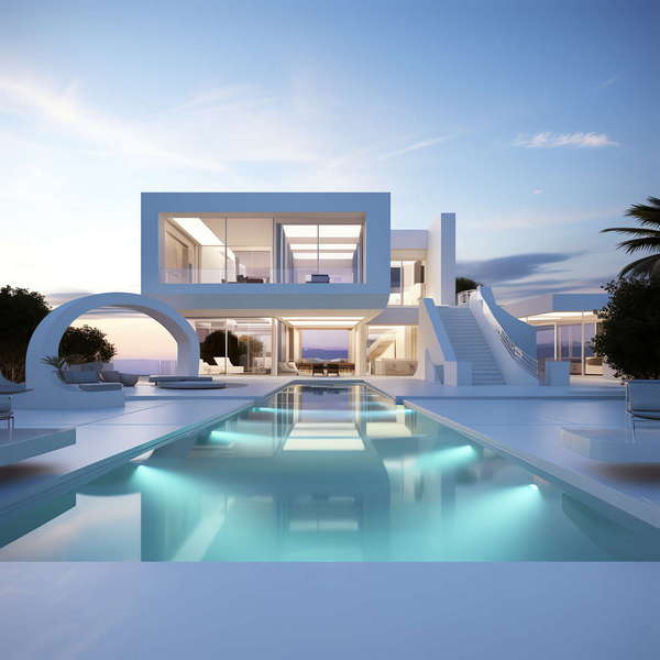 图片[34]-全球设计案例智能库_OJBKAI.COM别墅建筑外观Midjourney灵感图库-_设计智库－全球设计案例智能库_OJBKAI.COM-全球设计案例智能库_OJBKAI.COM设计智库