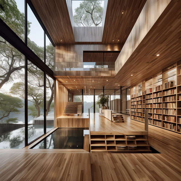 图片[5]-全球设计案例智能库_OJBKAI.COM原木艺术风图书馆书店_Midjourney灵感图库-_设计智库－全球设计案例智能库_OJBKAI.COM-全球设计案例智能库_OJBKAI.COM设计智库